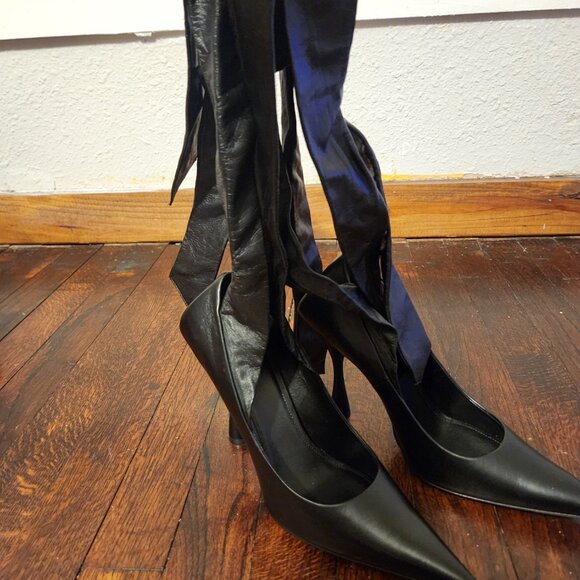 Balenciaga Wrap Around Knife Heels - Picture 3 of 6